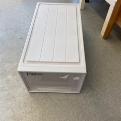 K2505-542 衣装ケース  ホワイト キズ汚れあり