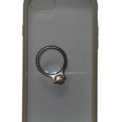iPhone se2 リング付きクリアスマホケース
