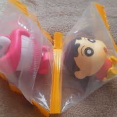 🐶クレヨンしんちゃん ミニフィギュア 4種10点÷1個 まとめて 新品未開封の画像