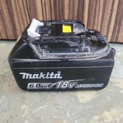 【工具】Makita　マキタ　18V　6.0Ah　バッテリー　中...