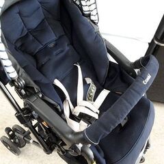 ベビーカー コンビ 〜36カ月頃 HANDY オート４キャス ネイビー系 ☆ 札幌市北区屯田の画像