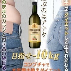 コンブチャクレンズ　ダイエットに効果的！の画像