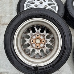 ホイールタイヤセット　4本　タイヤサイズ155/65R13の画像