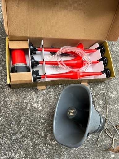拡声器、ラッパセット