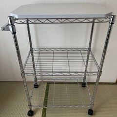 メタルラック　ミニワゴン　アイリスオーヤマ
