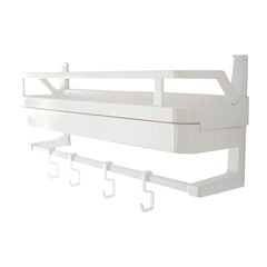 超万能収納BOX／bHレール壁掛け収納トレイの画像