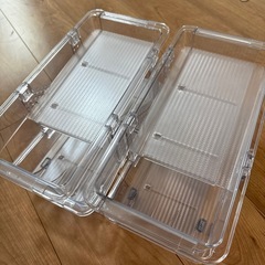 伸縮式 転がる缶ストッカー 缶収納ラック ×2の画像