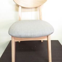 6-2　未使用/新品　在庫５脚　ダイニングチェアーカフェ風 北欧 シンプル ファブリックの画像