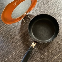 無料　フライパンと中の見える蓋 オレンジページスタイル　fryi...