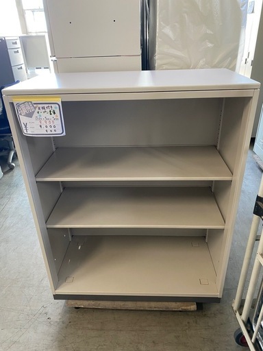 天板付きオープン書庫