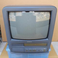 VHSプレイヤー付きテレビ