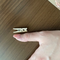 木製クリップ約80個の画像