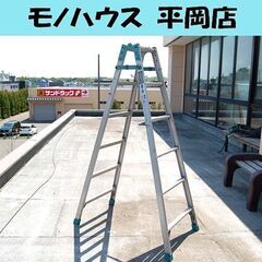 長谷川工業 アルミはしご兼用脚立 RB-18 高さ1.73m 耐...