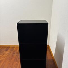 カラーボックス　黒