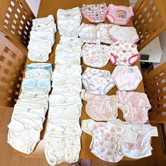 ★あげます★ 【布オムツ】 計42枚 50サイズ15枚・60サイ...