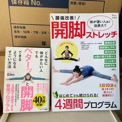 開脚ストレッチ本2冊セットの画像