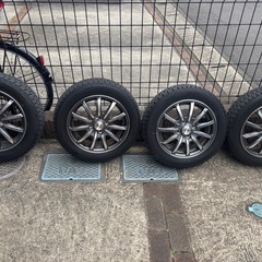 ホンダ　スタッドレスタイヤ　純正ホイール　４本セット　155/6...