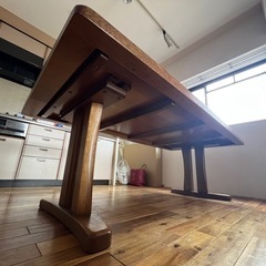 イバタインテリア　天然木ダイニングテーブルの画像