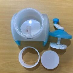 ほぼ未使用 ひえ～るクールアイス（ブルー） 日本製 家庭用 かき氷器の画像