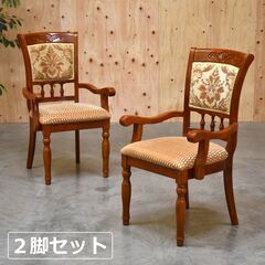 ≪yt1919ジ≫ [2脚セット] クラシック家具 アンティーク...