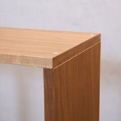 人気の無印良品(MUJI)のウォールナット材・3段・3列・スタッキングシェルフです！オープンタイプの万能棚。スリムなのでリビングなどのちょっとしたスペースや本棚としても活躍します♪の画像