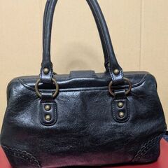 アナスイ  本革  がま口バッグ  ドクターバッグ