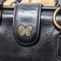 アナスイ  本革  がま口バッグ  ドクターバッグの画像