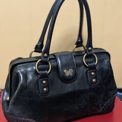 アナスイ  本革  がま口バッグ  ドクターバッグの画像