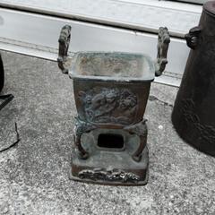 骨董品　香炉　獅子　蓋なし　仏具　骨董品