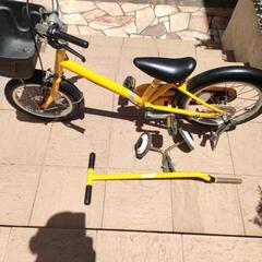 子供用自転車16インチ黄色
