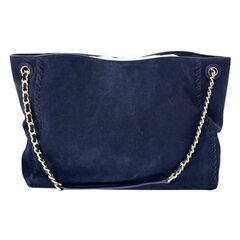 【ドリーム池田店】TORY BURCH/トリバーチ　ショルダーバッグ　ネイビー×ゴールド金具　スエード　IKZ-913の画像