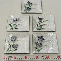 0528-118 工芸　七宝焼　5枚セット