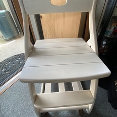 カントリー調学習机用椅子