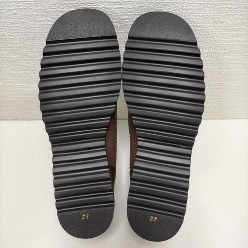 VIOLAMARE ビオラマーレ　ヘビ革 シューズ ２３㎝　250528-3T VIOLAMARE ビオラマーレ ヘビ革 シューズ 23㎝ 250528-3T