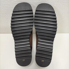 VIOLAMARE ビオラマーレ　ヘビ革 レッドパイソン ブラウン シューズ 　２３㎝　250528-3Tの画像