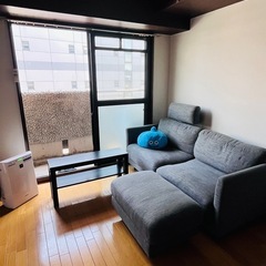 IKEA ソファ➕簡易テーブル➕ラグマット200×100