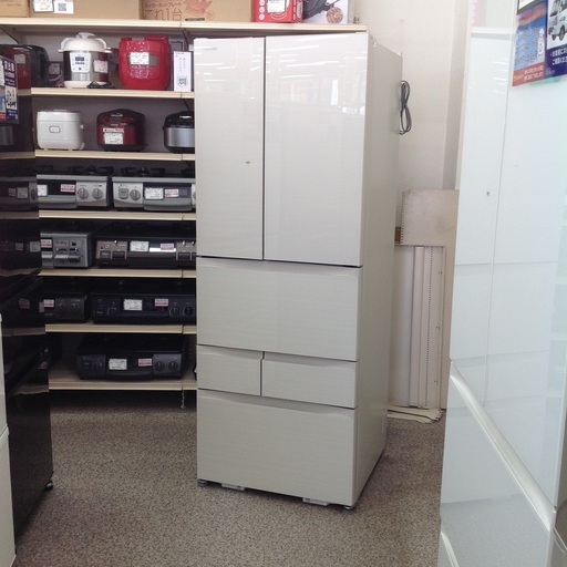 ジモティー見た！で5%OFF【6ドア冷凍冷蔵庫】TOSHIBA 東芝 GR-T550FH