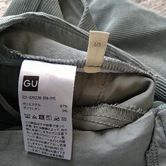 【中古】GUカジュアルコーデュロイ　ストレートパンツの画像