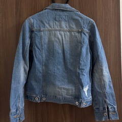 Gジャン　デニムジャケット　ダメージ加工の画像