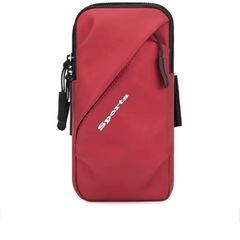 【新品】スマホアームバンド レッド