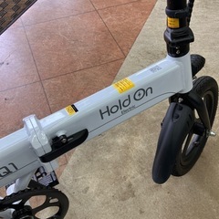  値下げ🚲定価約10万🚲Holdon ホールドオン🚲折り畳み電動アシスト自転車🚲14インチ🚲Q1J🚲リチウムイオンバッテリー7.5Ah🚲1338の画像
