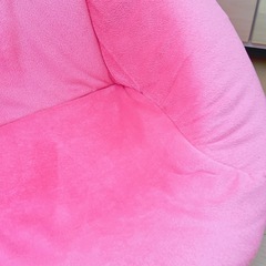 1人ソファー　座椅子　ピンクの画像