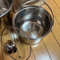 キャンプ用鍋2個セットの画像