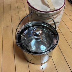 キャンプ用鍋2個セットの画像