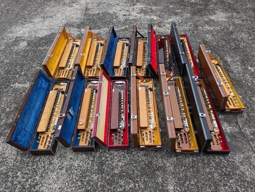 大量13セット売◆大正琴  現状品 ※ハードケースにカビありの為ジャンク品の出品になります