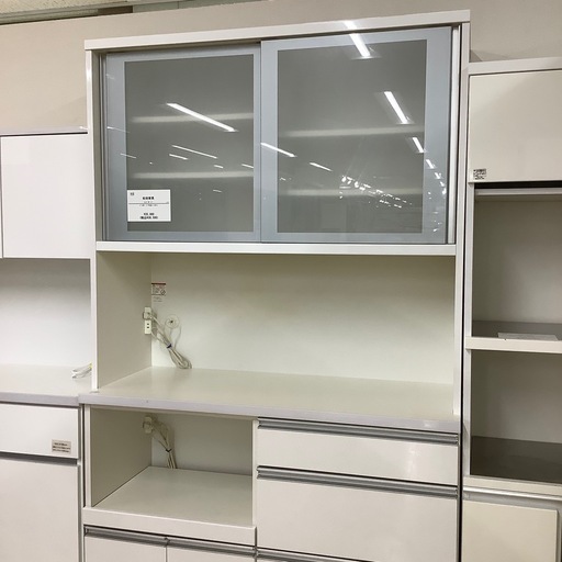 ☆ジモティ割あり☆ NITORI レンジボード ブラウン W80×D50.5×H201.5