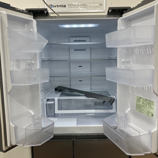 6ドア冷蔵庫 SHARP SJ-X508K-S 2023年製 502L 132,000
