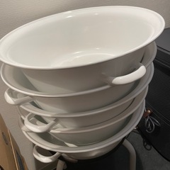 ステンレス　たらい　桶の画像