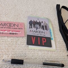 【来場者特典】マルーン5VIP入場特典maroon5の画像