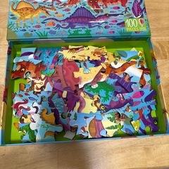 どこどこシリーズ英語版　パズルと絵本セットの画像